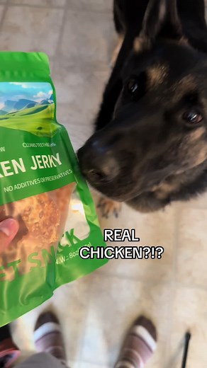 Pups love these chicken jerky treats and i love knowing thats its real chicken!!!