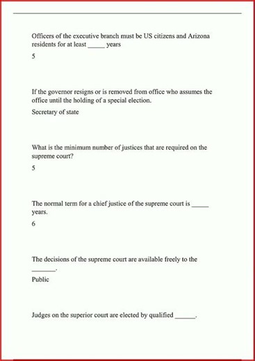 Aepa Usarizona Constitution Test Actual 77 Questions With 10 video