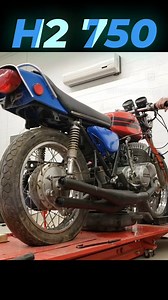 1973 KAWASAKI H2 750 #KAWASAKI #h2 #2STROKE #twostroke #classicmotorcycle #motorcycle | Pete's Classic Cycle