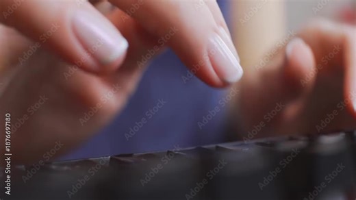keyboard typing writing notebook video footage stock