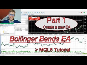 MT5 Bollinger Bands Trading Strategy - MQL5 Programming Tutorial Part 1 - Create a New EA