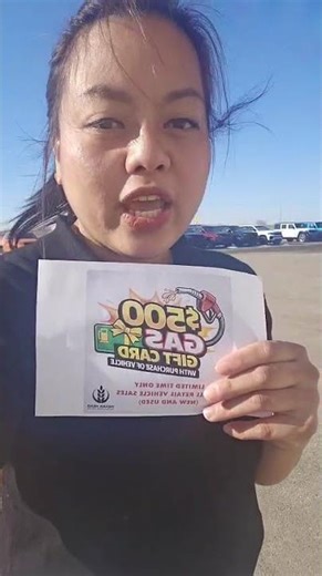 Purchase any new or used retail vehicle this month and get a $500 gas gift card!