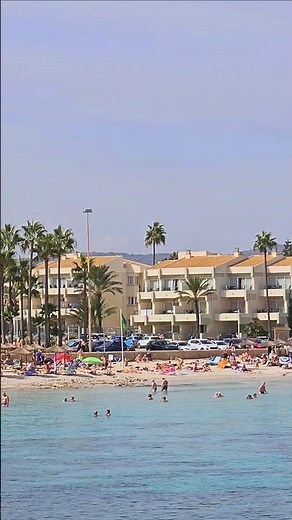 Sa Coma Beach 🌞 Mallorca ⛱️ | View from the Sea 🌊