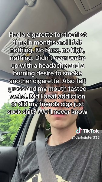 Experiencing Cigarette Addiction: My First Smoke in Months