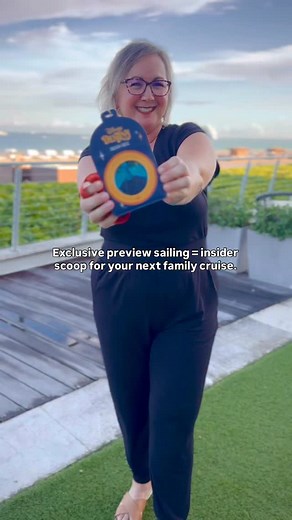 When the VIP badge changes from hero to villain depending on the light… you know Disney’s about to deliver. I’m sailing on the exclusive preview of the brand-new Disney Destiny… and if the details start at this level, imagine what’s waiting onboard. 🤯 I’ll be sharing everything you’ll want to know before you book: the dining, the staterooms, and the new experiences that’ll have your family saying ‘best trip ever.’ Stay tuned - this one’s going to be epic! You’re in the right place for Disney Cr