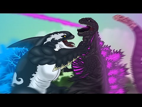 SHIN GODZILLA vs. ORCA GODZILLA | PANDY Animation 65