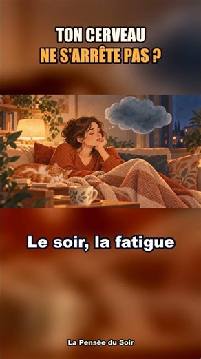 Le secret scientifique pour calmer ton esprit le soir 🔬✨ #science #sommeil #astuce