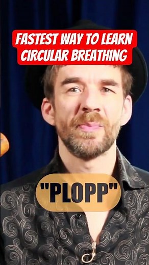 Learn Circular Breathing in 3 Seconds #didgeridoo #exercise #circularbreathing #shorts