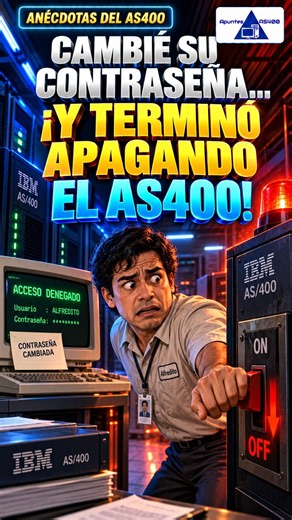 CAMBIE SU CONTRASEÑA Y TERMINO APAGANDO EL AS400