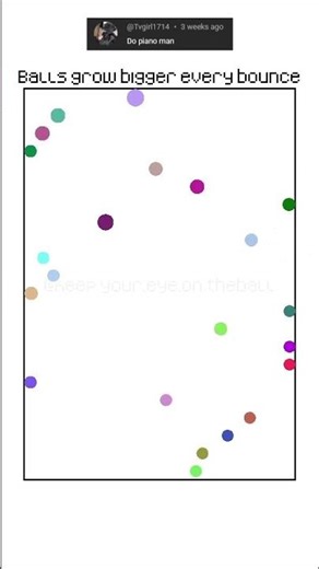 Piano Man - Billy Joel (Musical Ball Simulation)