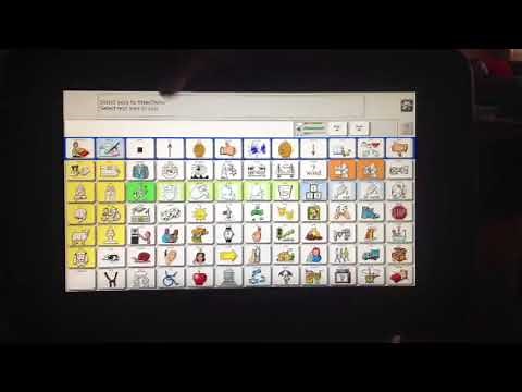 ACCENT Device-How to Hide and Show Words in LAMP Words for Life