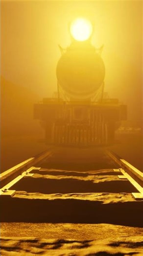 REALISTIC STEAM ENGINE TRAIN ANIMATION