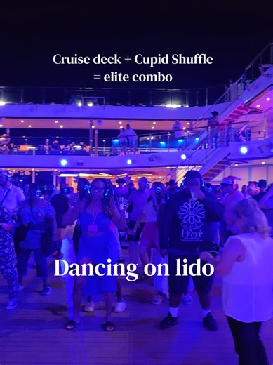 Cupid Shuffle Dance Party at Sea