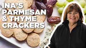 Ina Garten's Parmesan and Thyme Crackers | Barefoot Contessa - Food Network #InaGarten #BarefootContessa #FoodNetwork | Food Network Fans