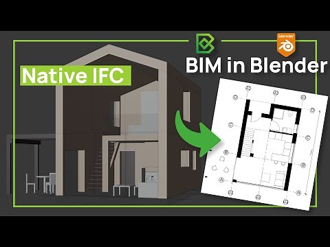 Bonsai full demo ! Learn how to model this house in native IFC