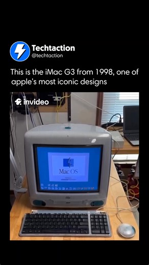 Interesting Tech Videos!🎬 on Instagram: "The iMac G3, launched in 1998, broke nearly every design convention of its time. Instead of the dull beige computers that dominated the market, Apple introduced a vibrant, translucent all-in-one machine that felt playful and artistic. With its bold colors, rounded shape, and iconic built-in handle, the iMac G3 made personal computers feel approachable and exciting again. Beyond its striking appearance, the device helped revive Apple’s public appeal and b