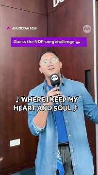 From childhood singalongs to today's anthems, how many NDP songs can you recognise?🎶👇 #Anugerah2026
