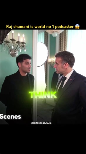 Raj shamani with president of France | behind the scenes | podcast | shorts