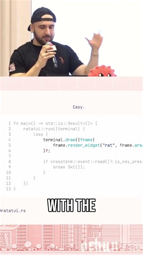 Rust TUI application in 13 lines