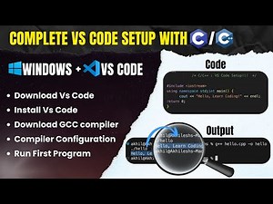 How to Setup C/C++ in Visual Studio Code | VS Code Installation for C/C++