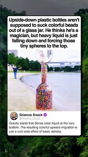 DENSITY TRICK WITH WATER BEADS