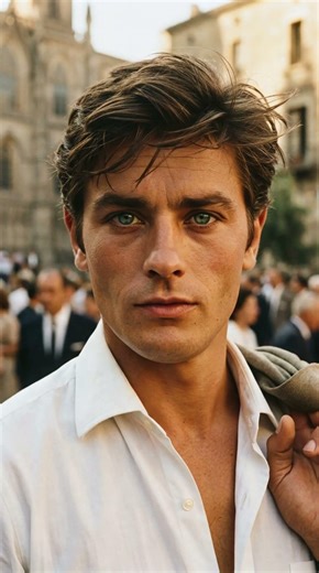 Alain Delon : Le voyage d'une légende 🇫🇷 #shorts #cinema #nostalgie