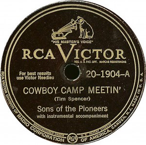 Sons Of The Pioneers - Cowboy Camp Meetin' / Tumbling Tumbleweeds