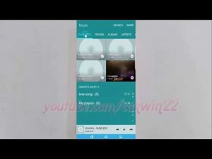 Samsung Galaxy S7 Edge : How to delete Playlist in samsung music (Android Marshmallow)