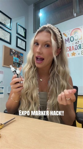 Expo Marker Hack for Kindergarten Teachers