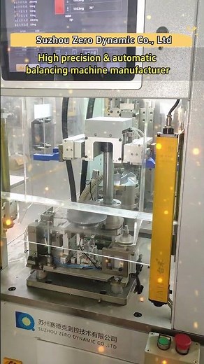 Working video of two-station electric tool impeller automatic balancing machine - Zero Dynamic.