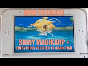 How to Catch Shiny Magikarp in Pokemon X Y! + COMPLETE Chain Fishing Guide!