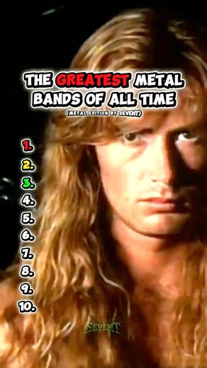 THE GREATEST METAL BANDS OF ALL TIME 🤘#Metal #HeavyMetal #MetalMusic #Rock #Sevent