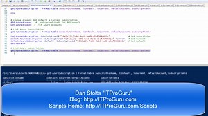 使用 PowerShell 的 Azure 订阅