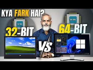 32 bit Vs 64 bit Processors & Windows 🔥 Full Detailed Explanation! 🔥🖥