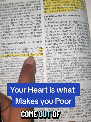 Your Heart is what Makes you Poor #jesus #fyp #bible #christiantiktok