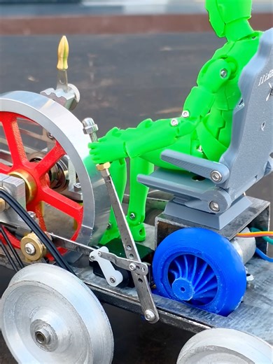 Coal-Powered Train Steam Engine Project