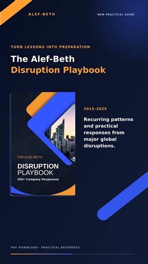 Supply Chain Disruption Playbook: 200+ Real-World Responses