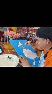 2.7K views · 19 reactions | My art student Teodor and his latest output - duck painting in acrylic on canvas. Congrats Teodor!  #ChecaArtCrib | Stephen Louie Ramos Checa | Facebook