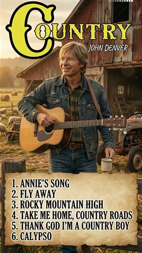 John Denver Playlist: Uplifting Acoustic Folk & Mountain Melodies 🏔️🌲 #JohnDenver #SingerSongwriter