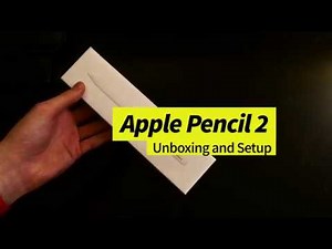 Apple Pencil 2 Unboxing and Setup