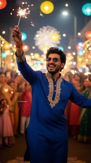 Happy Diwali to all 🪔 #2025 #happydiwali #hostsaddamkhan #ai #aianimation #foryou