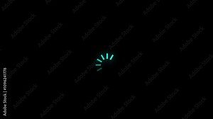 Loading progress or status bar vector icons. Futuristic digital interface of head up display with circular bars of download process, Smooth color change in rotation. Vector upload, download bar.
