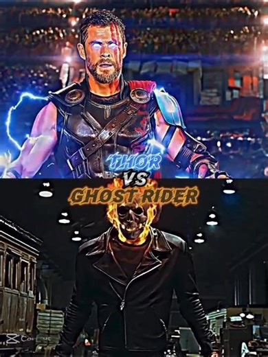 Thor vs Ghost Rider #shorts #viralshort #foryou #thor #ghost rider