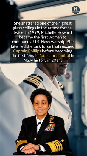Michelle Howard was the first woman to command a US warship and the first female four-star admiral. #history #didyouknow #historyfacts | Histora