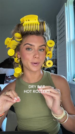 #gifted_by_drybar the results speak for themselves WOWOWOW 🤩 safe to say i would spend every single penny on these @The Drybar they are not super hot i would say more warm to the touch and dont have velcro like some other rulers so it gives you a super bouncy, voluminous curl with less frizz & added shine. There’s two different size barrels and they all come with the clips. I would say I left them in for probably around 20 to 30 minutes and I cannot get over those results!!! ✨🫶 ##drybar##hotro