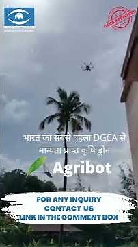 Agribot Spraying on Coconut Tree | IotechWorld | Spraying Drone | Agricultural Drone