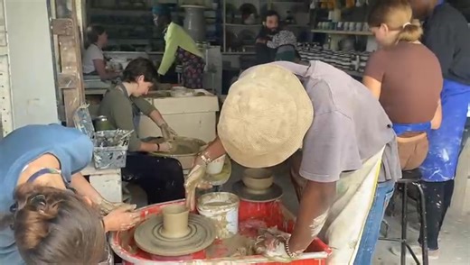 3.6K views · 23 reactions | Pottery Lessons are a way to have fun and learn some people fall in love and start to constantly come for lessons to grow their skills some just want to have fun  it's all up to you we offer classes for R200 an Hour thank you for the support #Pottery #potterylife #clay | Meshack's Ceramics | Facebook