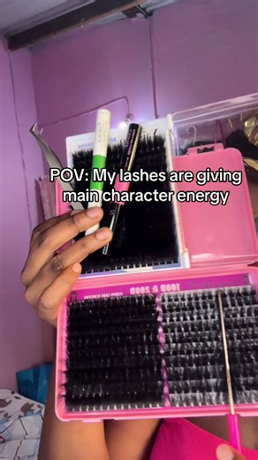 Mega-volume lash clusters 🥰😍