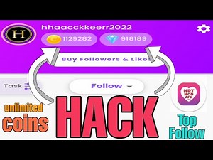 How to get Unlimited Topfollow coins| Topfollow unlimited crystal