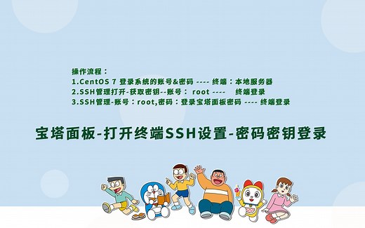 bt010-宝塔面板-终端SSH设置-密码密钥登录